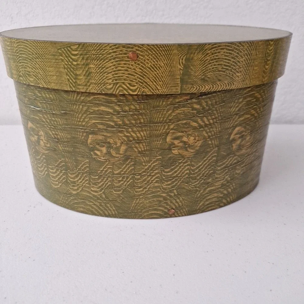 Set Of 3 Nesting Early Antique Thick Walled Solid Wood Pantry Box Mint Condition